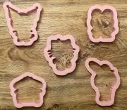 HELLO KITTY COOKIE CUTTER SET: Hello Kitty, Keroppi, Pompompurin, Melody, Kuromi