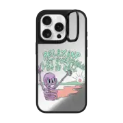 iPhone 16 Pro Mirror Ring Stand Case MagSafe Compatible Relax by Emma Atterbury