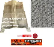 factory column shift FORD F100 81-92 LIGHT GREY LOOP FRONT & REAR MOULDED CARPET