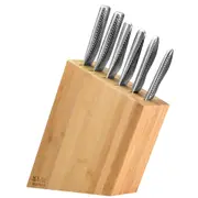Global Kyoto 7pc Knife Block Set 7 Piece - Bamboo
