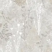 Superfresco Easy Organics Champagne Removable Wallpaper, Cream