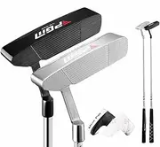 Professional Golf Putter, 34'' Practice Golf Club with Soft Iron Casting, Adults Golf Club Puttering, Male Female Golf Push Rod Sports