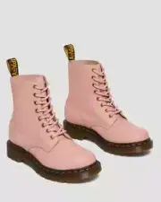 Dr. Martens 1460 Pascal 26802329 Boots Women's US 9 Peach Beige Leather LR3942