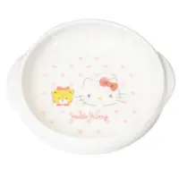 在飛比找momo購物網優惠-【小禮堂】HELLO KITTY 陶瓷寬口皿 - 白大臉款(