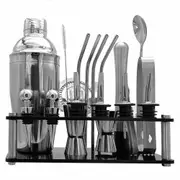 20Pcs Cocktail Shaker Set 750ml Martini Strainer Bartender Kit Bar Spirits Maker