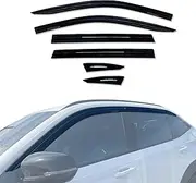 AUSGO Weathershields Compatible with Haval H6GT / H6 GT B03 Series 2022-Onwards, Injection Weather Shields Window Visors Wind Deflectors Sun Rain Guard 6PCS Set