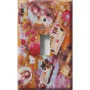 SnazzySwitch Flower Woman Decorative Light Switch Plate Cover