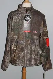 New 10X Hunting Gear Basecamp Jacket Size MEDIUM Realtree Xtra Camo Coat Mens