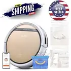 Robot Vacuum Mop Combo WiFi App Alexa Pet Hair Hard Floor Low Carpet