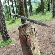 custom handmade high carbon steel 38"SWORD BONE& ROSE WOOD HANDLE WITH SS CLIP