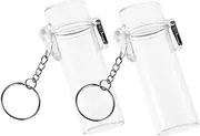 [COLLBATH] Versatile Lighter Case Keychain Portable Cigarette Travel Lighter Sleeve Holder for Outdoor Use