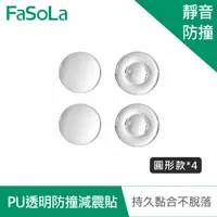 在飛比找PChome24h購物優惠-FaSoLa PU透明防撞 防磨 減震貼 圓形款
