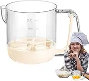 Manual Egg Stir Cup - Hand-Pressed Cream Beating Cup | Multifunctional Hand Push Mixer, Household Blending Tool for Cream, Sauce