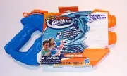 Nerf Super Soaker Twin Tide Blaster Water Squirt 2 Barrel Soakage New