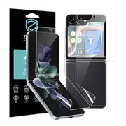 ZUSLAB Galaxy Z Flip 5 Screen Protector Premium Quality Edge to Edge High Definition Flexible TPU Film for Samsung (Full Set)