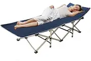 TOAVI Foldable Camping Bed Outdoor||Portable Bed Tent Cot for Travel, Base Camp, Hiking, Mountaineering, Hospital, Beach, Travel Bed, Farm, Multicolour, 190 X 67 X 49 CM, Classic