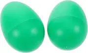 ERINGOGO 2pcs Shaker Eggs Early Childhood Learning Toy for Preschoolers Safe Auditory Development Motor Skills Enhancement for Easter Basket Party Favors