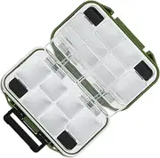 HEATSHAKING Box Fishing Gear Storage Box Tackle Container with Compartments for Fishing Accessories Versatile Utility Box for Organizing Hooks and Tools Compact Design