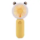 Mini Fan Compact Rechargeable Handheld Led Light Usb Mini Fan Ergonomic