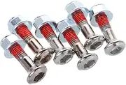 SOLUSTRE Motorcycle Modification Sprocket Bolt Set Sprocket Screws Nuts for Motorbike Easy Install Screws DIY