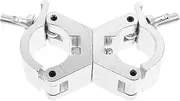 COSMEVIVI Light Truss Clamp Double Pipe Clamp for Moving Head Lights Buckle for Clothing Props and Display