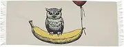 [XYMZR] Women’s Scarf Cute Owl Balloon Soft Warm Long Scarves Shawl Wrap for Winter Autumn Spring Travel Office Home, Multi-colored