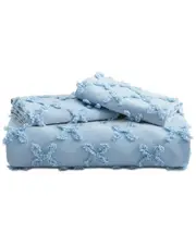 Unikome Clipped Geometric Duvet Cover Set