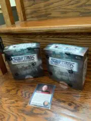 2 Rittenhouse Star Trek The Next Generation Archives & Inscriptions Card Boxes