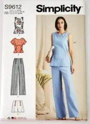Simplicity 9612 Misses' Tops, Pants and Shorts Sizes 14-22 Sewing Pattern