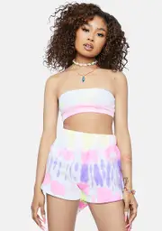 Make Me Believe Tie Dye Shorts Set