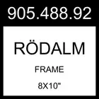 IKEA RODALM RÖDALM Frame Walnut Effect 8x10" 905.488.92