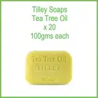 TILLEY SOAP x 20 Tea Tree Oil Soap 100gm - AUSTRALIAN MADE