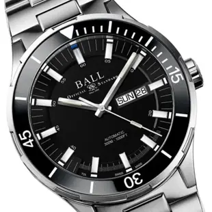 聊聊甜甜價◆BALL 波爾錶 Roadmaster 陶瓷錶圈 300米潛水機械燈管錶 DM3050B-S8J-BK
