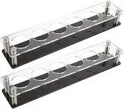 2pcs Cup Holder Shot Glass Rack Shot Cup Organizer Shot Glasses Holder Tequila Flight Board Shot Cup Tray Flight Glass Holder Shot Glasses Organizer Shot Glass Holder Stemware Rack