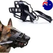 Adjustable Dog Muzzle Pet Anti Biting Stop Chewing Reflective strip Pet Muzzle