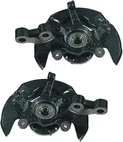 DOUQANG Pair Front Wheel Hub and Bearing Assembly Steering Knuckle Left Driver Right Passenger Side For Toyota Matrix 2003 2004 2005 2006 2007 2008 L4 1.8L FWD Replaces 698-385 698-384
