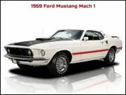 1969 Ford Mustang Mach 1 NEW Metal Sign: LARGE SIZE - Great Restoration