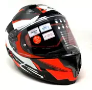 LS2 Challenger HPFC FF327 Squadron Matt Fluo Orange Motorcycle Helmet Size M
