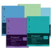 Protext 5 Subject Spiral Notebook 250 Pages A4 (Assorted)
