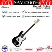 Karrera 39in Electric Guitar Bass Music 4-String Instrument Pickguard Whammy New
