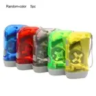 5PCS Hand Crank Flashlight Emergency LED No Battery Self Powered Charging ∫⭐ #п