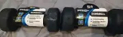 Hand Weights Pro Strength Pair of 5 lb Dumbbells Neoprene Coated Hand Weights