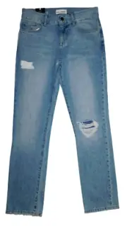 NEW NWT Boy's DL1961 Hawke Smart Denim Skinny Patch Distressed Blue Jeans 16