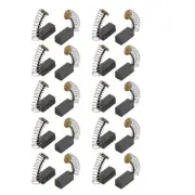 10 Sets Electric Drill Motor Rotary Power Tool Carbon Brush Grey 5mmx5mm
