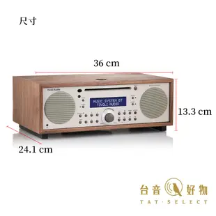 Tivoli Audio Music System BT 藍牙 CD 播放機 核桃木 | 台音好物