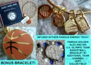 US Olympic Team Basketball Energy Gold Alex and Ani Charm Bracelet + Bracelet