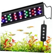 Aquarium Light,Full Spectrum Fish Tank Light for Plants,3 14W for 12-18inch