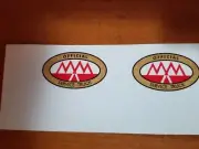 TONKA TRUCK WRECKER MM LOGO -1949-1956 water slide decals