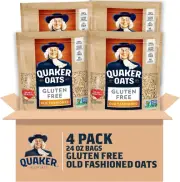 Quaker Gluten Free Old Fashioned Rolled Oats, Non GMO Project Verified, 24oz ...