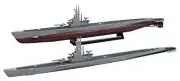 Aoshima 1/700 Waterline Series No.912 U.S. Navy Balao-Class Submarine Model Kit